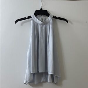 Blush Noir Light Blue Sleeveless Top